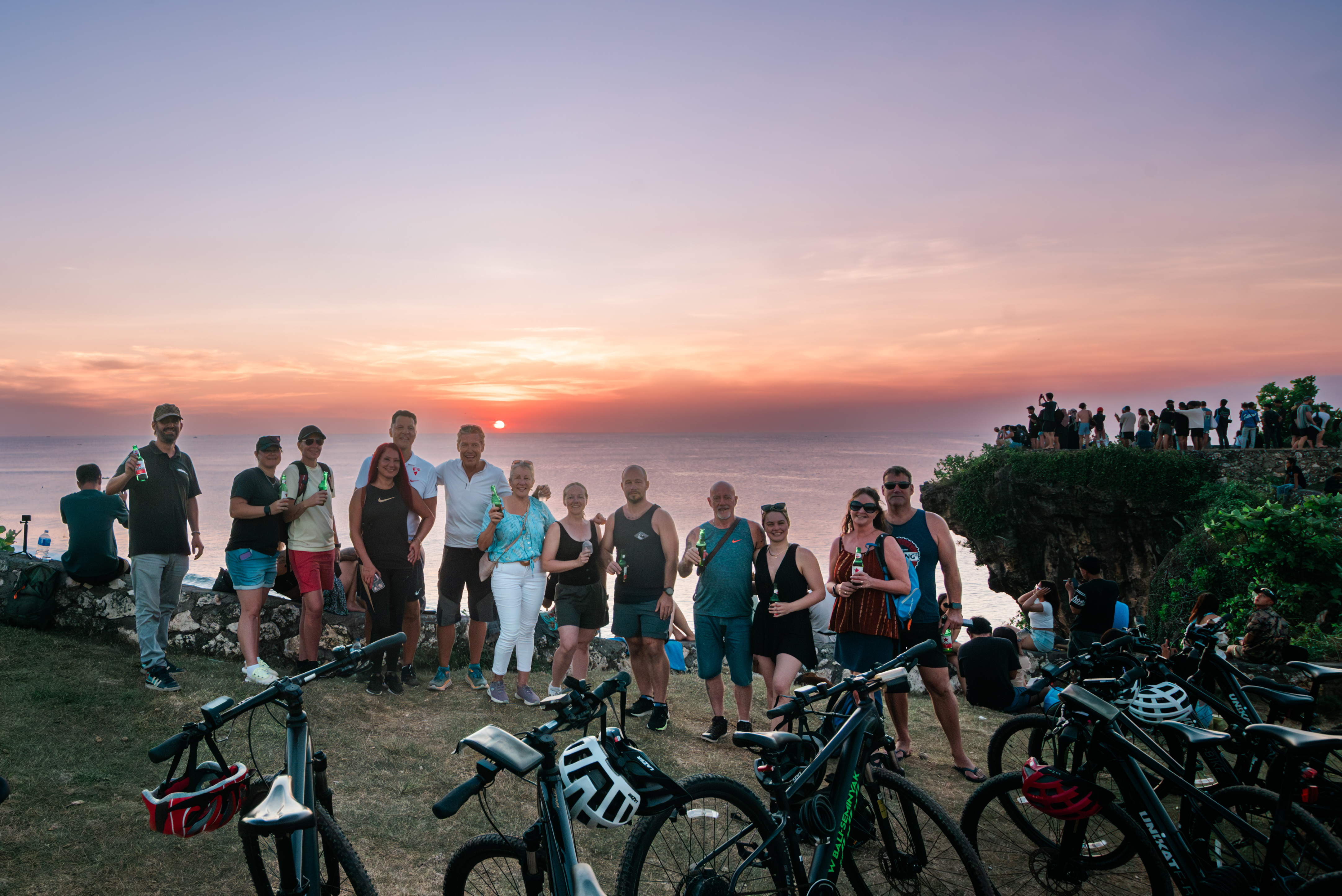 Family E-Bike Tour Nusa Dua ITDC Beach Park - safe paths for kids and beginners