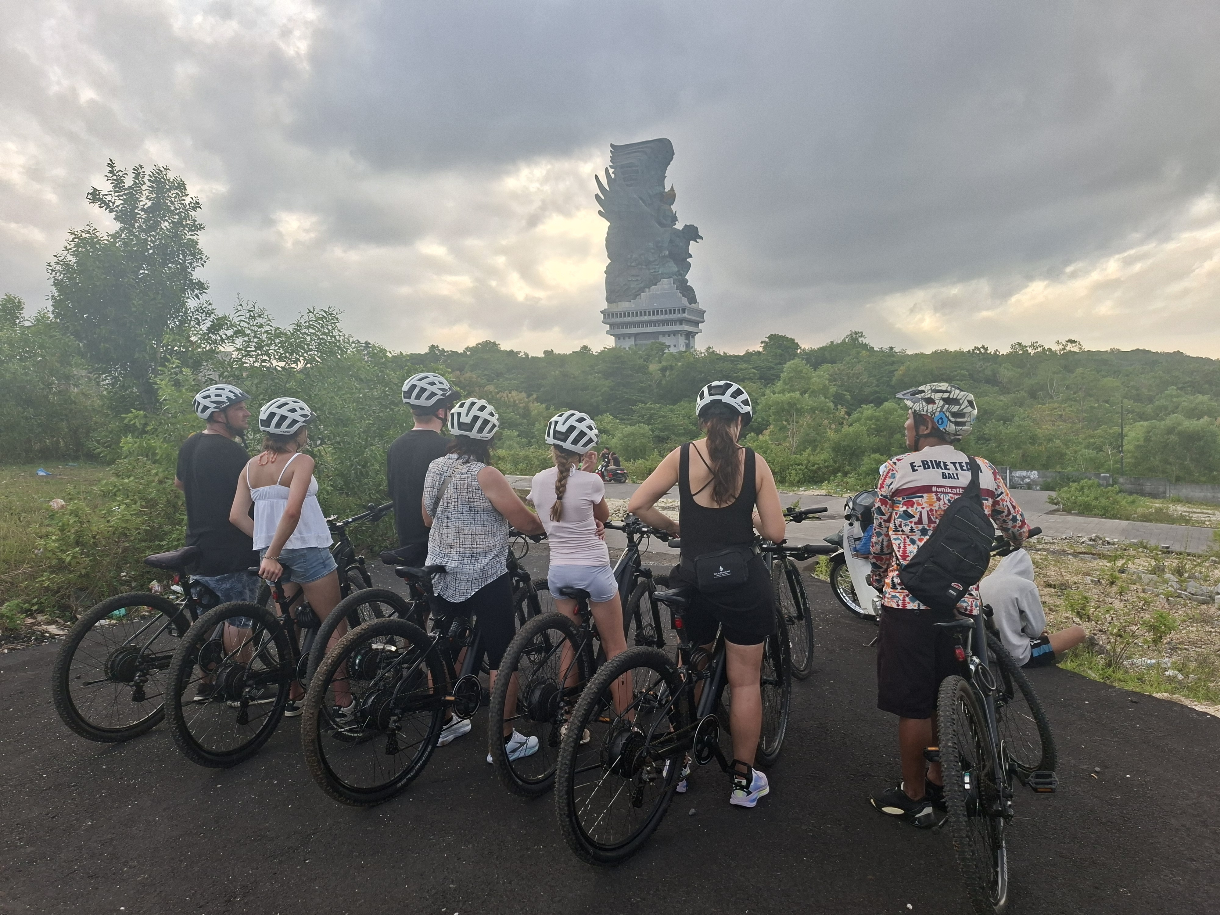 Authentic Balinese village and temple visit during Nusa Dua e-bike coastal tour